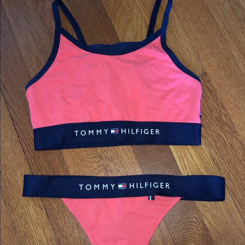 Tommy Hilfiger Coral Bralette & Underwear Set
